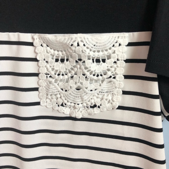 Black and White Striped Shirt - Picture 2 of 4